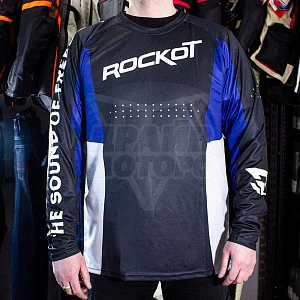 Джерси для мотокросса ROCKOT #8 (черн/син/бел, L) Джерси для мотокросса ROCKOT #8 (черн/син/бел, L)