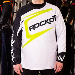 Джерси для мотокросса ROCKOT #16 (бел/черн/желт, XL) Джерси для мотокросса ROCKOT #16 (бел/черн/желт, XL)