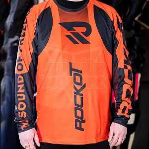Джерси для мотокросса ROCKOT #23 (оранж/черн, M) Джерси для мотокросса ROCKOT #23 (оранж/черн, M)