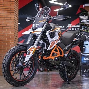 >!< Мотоцикл турэндуро ROCKOT HOUND 250 2.0 (белый/оранжевый) >!< Мотоцикл турэндуро ROCKOT HOUND 250 2.0 (белый/оранжевый)