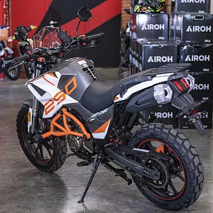 >!< Мотоцикл турэндуро ROCKOT HOUND 250 2.0 (белый/оранжевый) >!< Мотоцикл турэндуро ROCKOT HOUND 250 2.0 (белый/оранжевый)