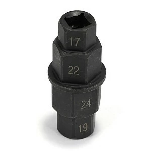 Головка шестигранная для гайки оси пер. колеса (17/19/22/24 мм)  SM-PARTS Головка шестигранная для гайки оси пер. колеса (17/19/22/24 мм)  SM-PARTS