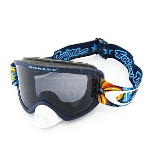 Очки для мотокросса OAKLEY O-Frame 2.0 PRO MX TLD COSMIC JUNGLE тёмо-серая (черн/син) Очки для мотокросса OAKLEY O-Frame 2.0 PRO MX TLD COSMIC JUNGLE тёмо-серая (черн/син)
