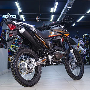 Мотоцикл Regulmoto TE (Tour Enduro) PR, 6 скоростей (Черный/ оранжевый) Мотоцикл Regulmoto TE (Tour Enduro) PR, 6 скоростей (Черный/ оранжевый)