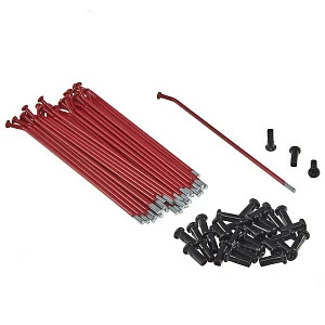 Спицы KAYO 17" компл 32 шт. (187/191 мм) красные Спицы KAYO 17" компл 32 шт. (187/191 мм) красные