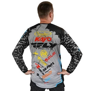 Джерси ROLLING MOTO Racing Team (сер/оранж, XXL) Джерси ROLLING MOTO Racing Team (сер/оранж, XXL)