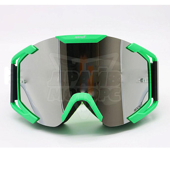 Очки кроссовые ROCKOT RM-378 серебристая линза