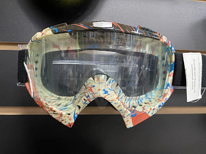 Очки Monster Energy J-8, прозрачная линза (бел/син/красн) Очки Monster Energy J-8, прозрачная линза (бел/син/красн)