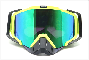 Очки кроссовые ROCKOT RM-323 зеленая линза Очки кроссовые ROCKOT RM-323 зеленая линза