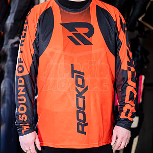 Джерси для мотокросса ROCKOT #23 (оранж/черн, M) Джерси для мотокросса ROCKOT #23 (оранж/черн, M)