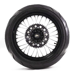 Колеса МОТАРД комп-т ZR, Sport Pro, CR-Z (диски алюм, шины110/70-17,130/70-17, зв. 520x50) ось 20/25 Колеса МОТАРД комп-т ZR, Sport Pro, CR-Z (диски алюм, шины110/70-17,130/70-17, зв. 520x50) ось 20/25