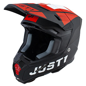 Шлем кроссовый JUST1 J22 Carbon Adrenaline (красн/бел мат, L) Шлем кроссовый JUST1 J22 Carbon Adrenaline (красн/бел мат, L)