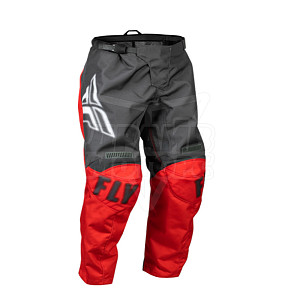 Брюки для мотокросса FLY RACING F-16 (2023) (детские) (сер/красн, 18)