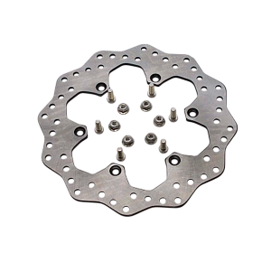 Диск тормозной задний 220мм, диагональ 6*125 ROCKOT R7 (2022)/ZX300 (2022)/R300 (2022)/GS ONE Диск тормозной задний 220мм, диагональ 6*125 ROCKOT R7 (2022)/ZX300 (2022)/R300 (2022)/GS ONE